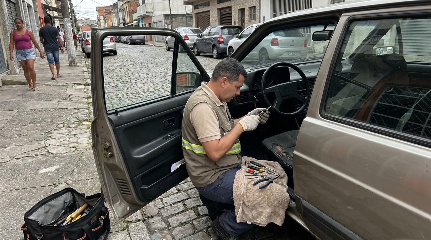 Extração de Chave Quebrada em Feira de Santana‑BA
